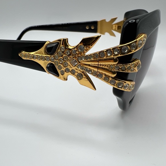 Rare Authentic Caviar Collection Design Oversized Sunglasses M3535 56-18-130 - Picture 4 of 13